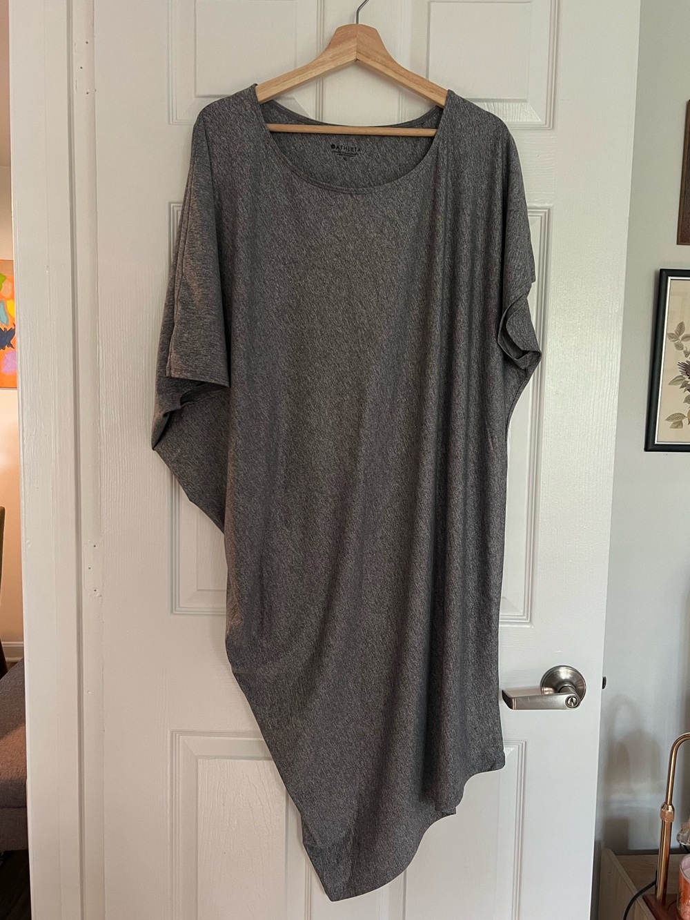Athleta Sunlover Asymmetrical Dress in Gray